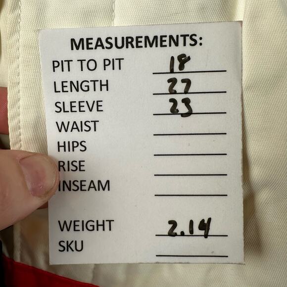 Spyder Womens XT 5000 White and Red Ski Snow Zip up Jacket Size 10 Insulated - Picture 16 of 16